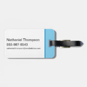 Supergirl Flying Upwards Illustratie Bagagelabel (Achterkant horizontaal)