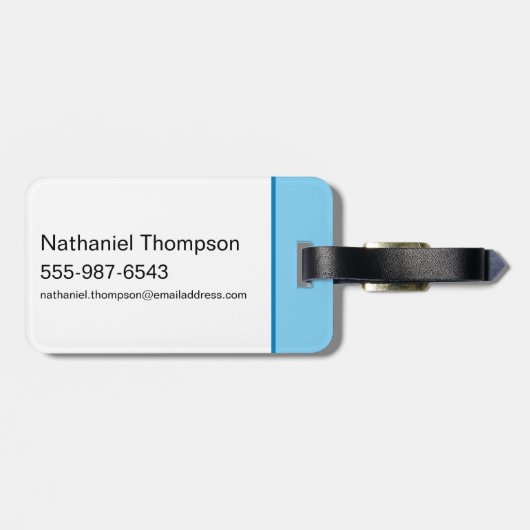 Supergirl Flying Upwards Illustratie Bagagelabel (Achterkant horizontaal)