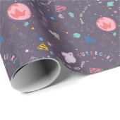 Supergirl Flying Upwards Illustratie Cadeaupapier (Rol Hoek)