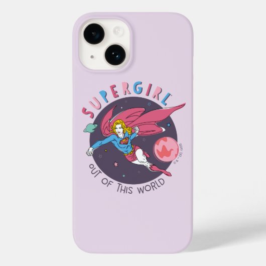 Supergirl Flying Upwards Illustratie Case-Mate iPhone Case (Achterkant)
