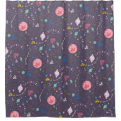 Supergirl Flying Upwards Illustratie Douchegordijn (Voorkant)