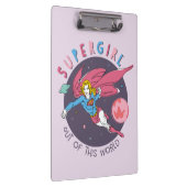 Supergirl Flying Upwards Illustratie Klembord (Rechts)