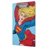 Supergirl Flying Upwards Illustratie Klembord (Links)