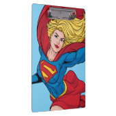 Supergirl Flying Upwards Illustratie Klembord (Rechts)
