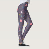 Supergirl Flying Upwards Illustratie Leggings (Rechts)