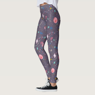Supergirl Flying Upwards Illustratie Leggings