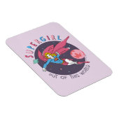 Supergirl Flying Upwards Illustratie Magneet (Rechterzijde)