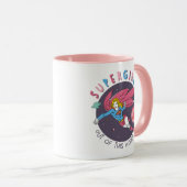 Supergirl Flying Upwards Illustratie Mok (Voorkant rechts)