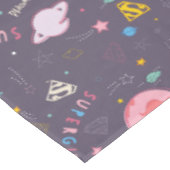 Supergirl Flying Upwards Illustratie Tafelkleed (Gekanteld)