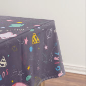 Supergirl Flying Upwards Illustratie Tafelkleed (Voorbeeld)