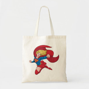 Supergirl Flying Upwards Illustratie Tote Bag