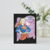 Supergirl Galaxy Briefkaart (Staand voorkant)