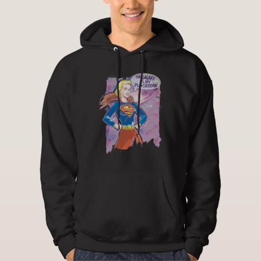 Supergirl Galaxy Hoodie (Voorkant)
