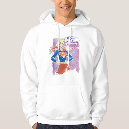 Supergirl Galaxy Hoodie (Voorkant)