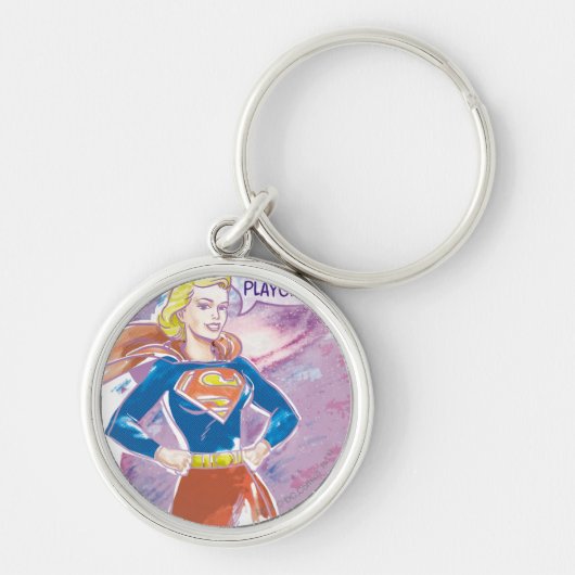 Supergirl Galaxy Sleutelhanger (Voorkant)