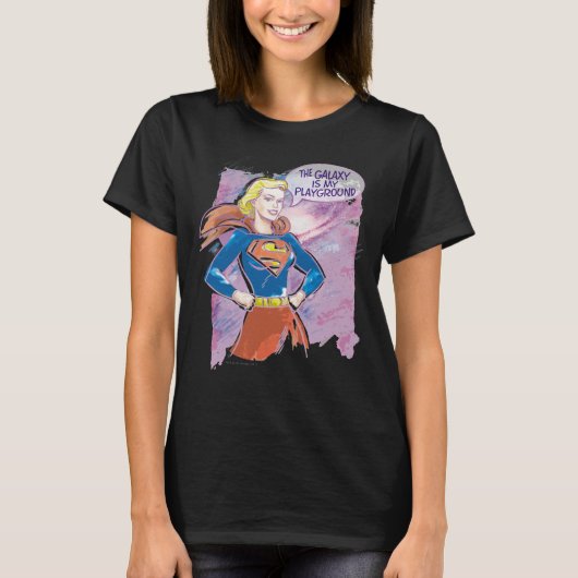 Supergirl Galaxy T-shirt (Voorkant)