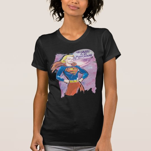 Supergirl Galaxy T-shirt (Voorkant)
