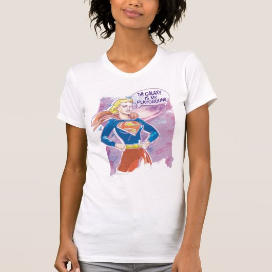 Supergirl Galaxy T-shirt (Voorkant)