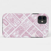 Supergirl Geef één patroon roze toe Case-Mate iPhone Case (Achterkant (horizontaal))