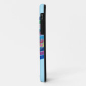 Supergirl Gestreept Regenbooglogo Case-Mate iPhone Case (Achterkant/links)