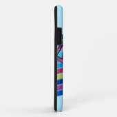 Supergirl Gestreept Regenbooglogo Case-Mate iPhone Case (Achterkant/rechts)