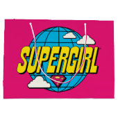 Supergirl Global Pop Grafisch Groot Cadeauzakje (Achterkant)