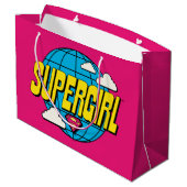 Supergirl Global Pop Grafisch Groot Cadeauzakje (Achterkant Gekanteld)