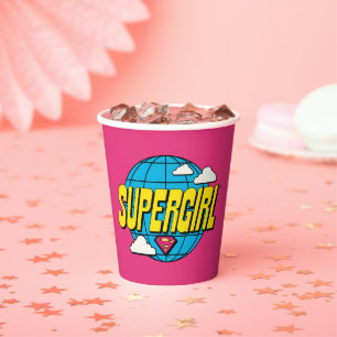 Supergirl Global Pop Grafisch Papieren Bekers