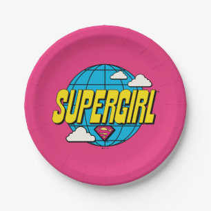 Supergirl Global Pop Grafisch Papieren Bordje