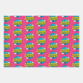 Supergirl Global Pop Graphic Inpakpapier Vel (Voorkant)