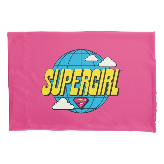 Supergirl Global Pop Graphic Kussensloop (Voorkant)