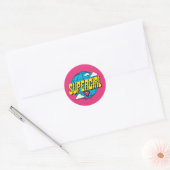 Supergirl Global Pop Graphic Ronde Sticker (Envelop)