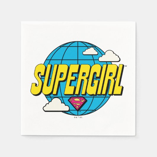 Supergirl Global Pop Graphic Servet (Voorkant)