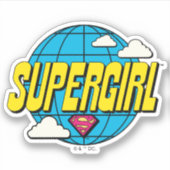 Supergirl Global Pop Graphic Sticker (Voorkant)