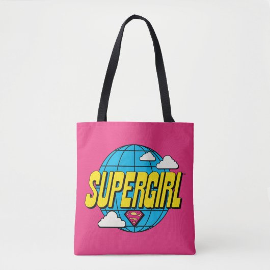 Supergirl Global Pop Graphic Tote Bag (Voorkant)