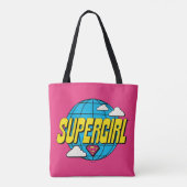 Supergirl Global Pop Graphic Tote Bag (Achterkant)