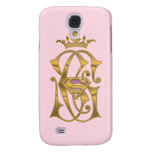 Supergirl Gold Crown Case-Mate Samsung Galaxy Hoesje (Achterkant)