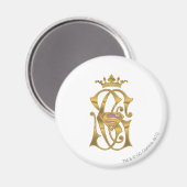 Supergirl Gold Crown Magneet (Voorkant / Achterkant)