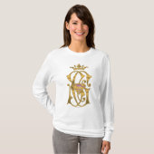 Supergirl Gold Crown T-shirt (Voorkant volledig)