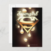 Supergirl Gold Drivers Briefkaart (Voorkant / Achterkant)