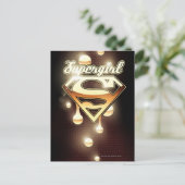 Supergirl Gold Drivers Briefkaart (Staand voorkant)