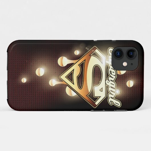 Supergirl Gold Drivers Case-Mate iPhone Case (Achterkant (horizontaal))