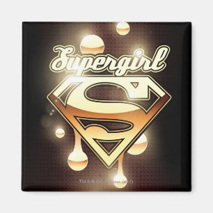 Supergirl Gold Drivers Magneet