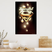 Supergirl Gold Drivers Poster (Keuken)