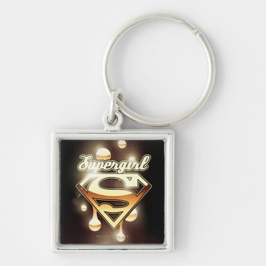 Supergirl Gold Drivers Sleutelhanger (Voorkant)
