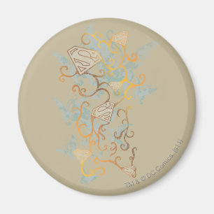 Supergirl Gold en Brown Magneet