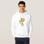 Supergirl Gold Locket Hoodie (Voorkant volledig)