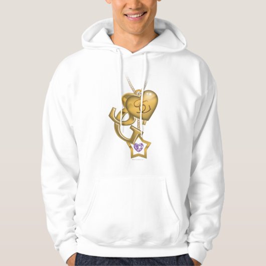 Supergirl Gold Locket Hoodie (Voorkant)