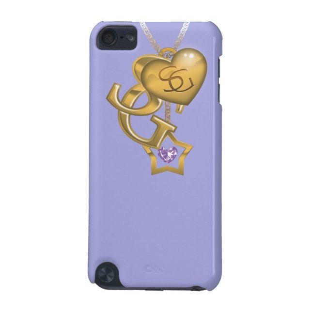 Supergirl Gold Locket iPod Touch 5G Hoesje (Achterkant)