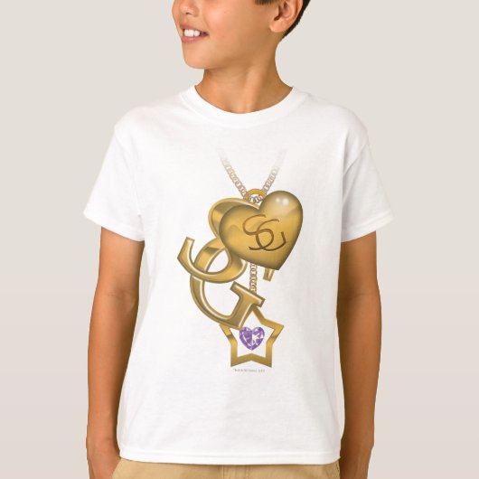 Supergirl Gold Locket T-shirt (Voorkant)
